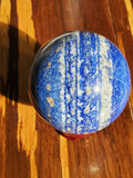 Natural polished Lapis Lazuli sphere