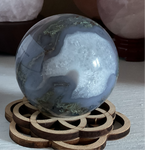 Natural Moss Agate sphere