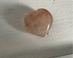 Natural Crystal Heart- small