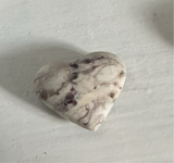 Natural Crystal hearts- medium