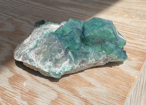 Natural Green Fluorite specimen