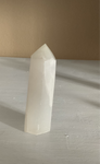 Natural Satin Spar Selenite point