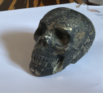 Natural Pyrite Skull