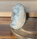 Natural raw Celestite egg