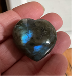 Natural Crystal Heart- small