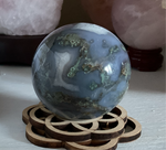 Natural Moss Agate sphere