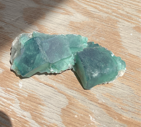 Natural Green Fluorite specimen