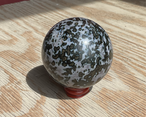 Natural Indigo Gabbro sphere