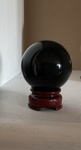 Natural Black Obsidian sphere