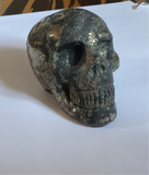 Natural Pyrite Skull