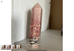 Natural Polished Rhodonite point