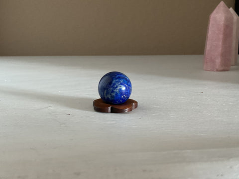 Natural polished Lapis Lazuli sphere