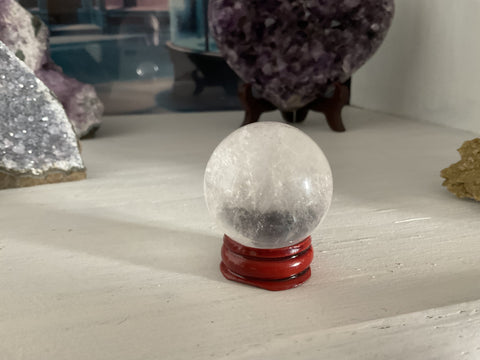 Natural Clear Quartz sphere