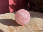 Natural Rose Quartz sphere