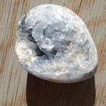 Natural raw Celestite egg