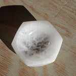 Natural polished Satin Spar Selenite bowl