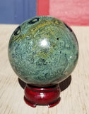 Natural polished Kambaba sphere