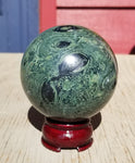 Natural polished Kambaba sphere